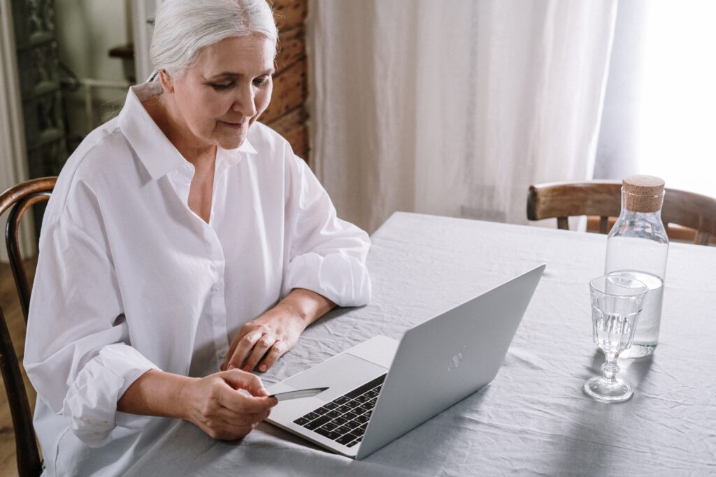 Woman on laptop